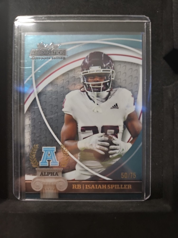 2021 Wild Card Alumination #ANa-11 Isaiah Spiller (RC) (50/75)