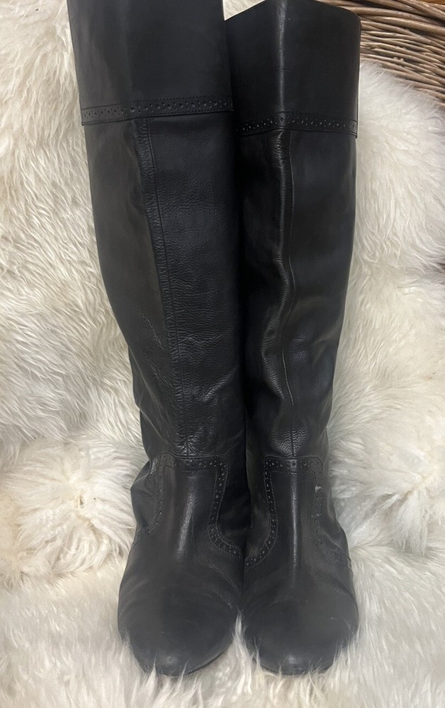 Y2k Diesel Knee High Black ‘Pony 250’ Riding Boots