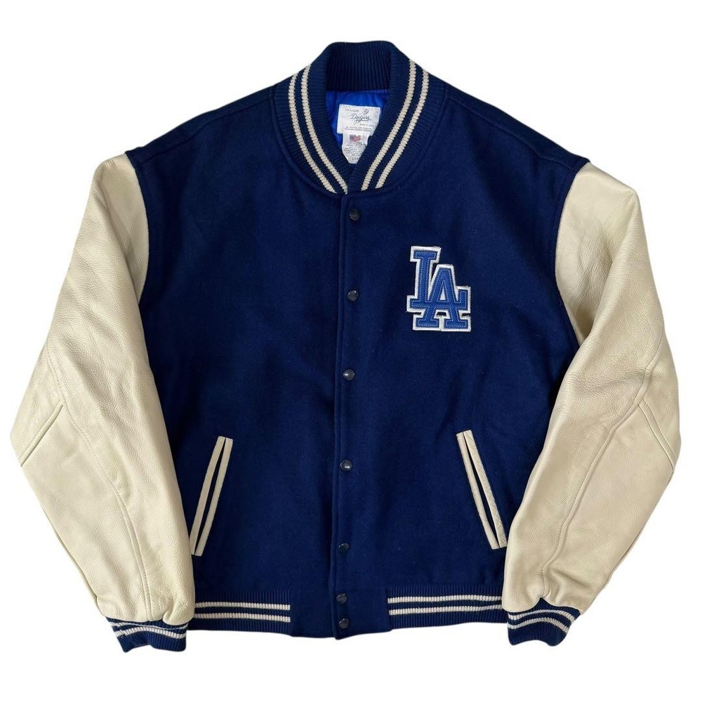 Los Angeles Dodgers stadium jacket made in USA 80s~