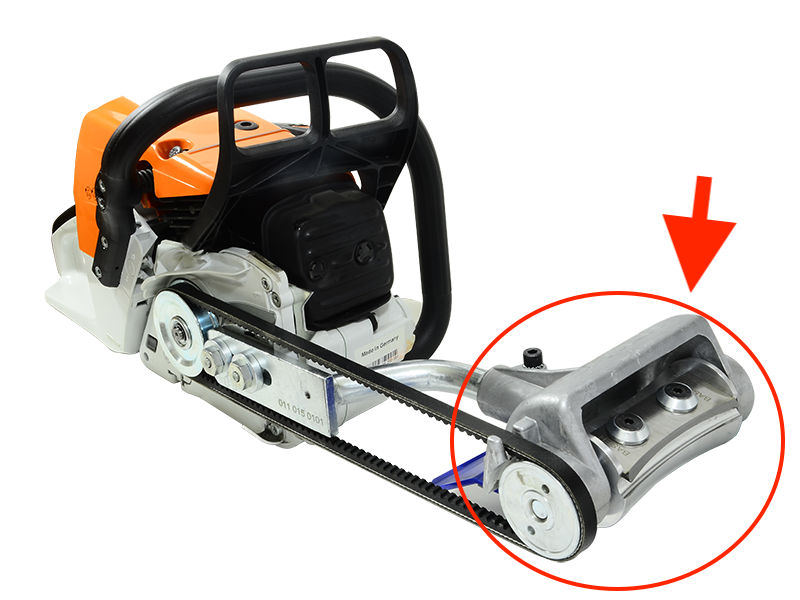 AGRICAS AGT023 Chainsaw Debarker Head – Headcurved Log Peeler Attachment for Tre