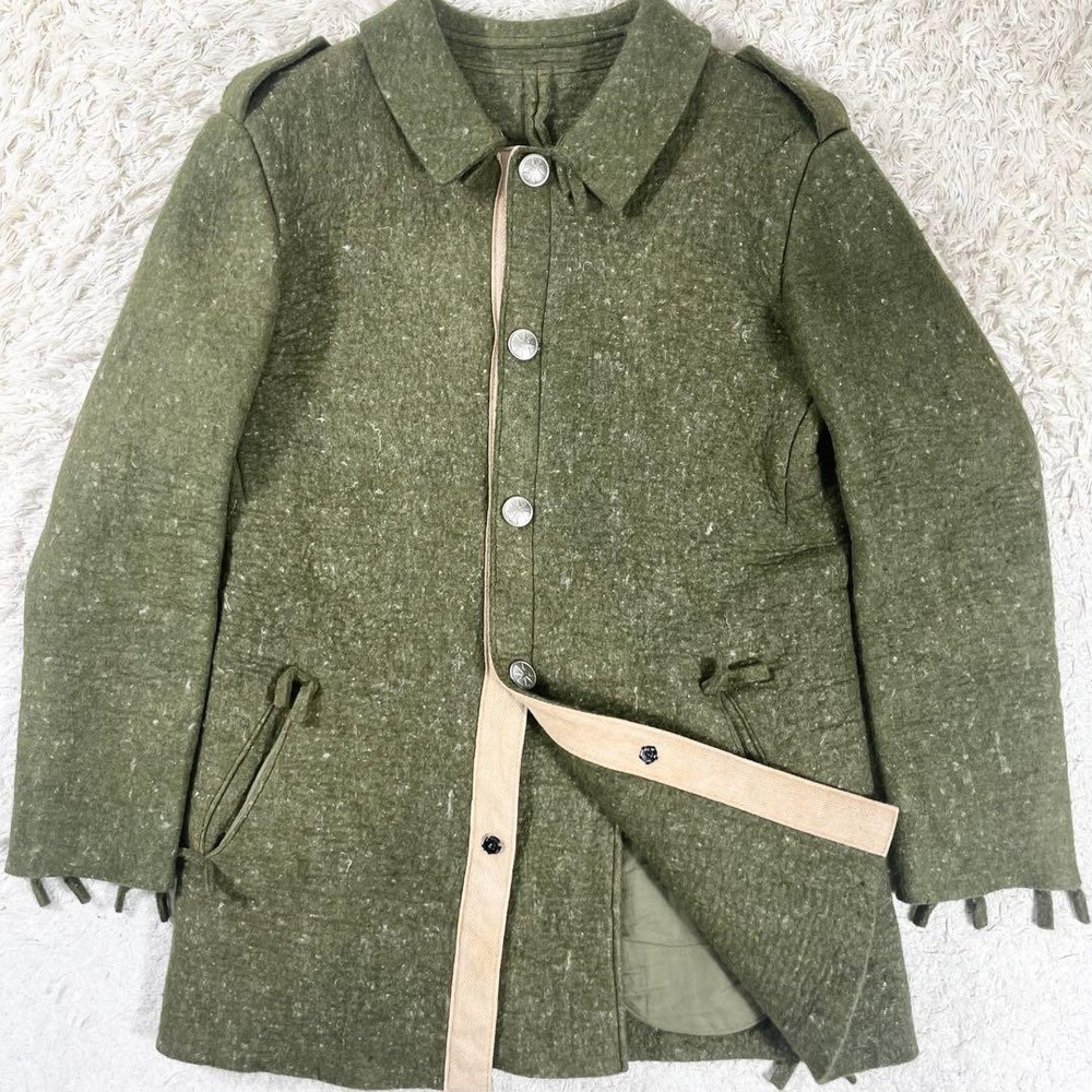 90S Yohji Yamamoto Rare Military Product Dyed Jacket Felt Fabric