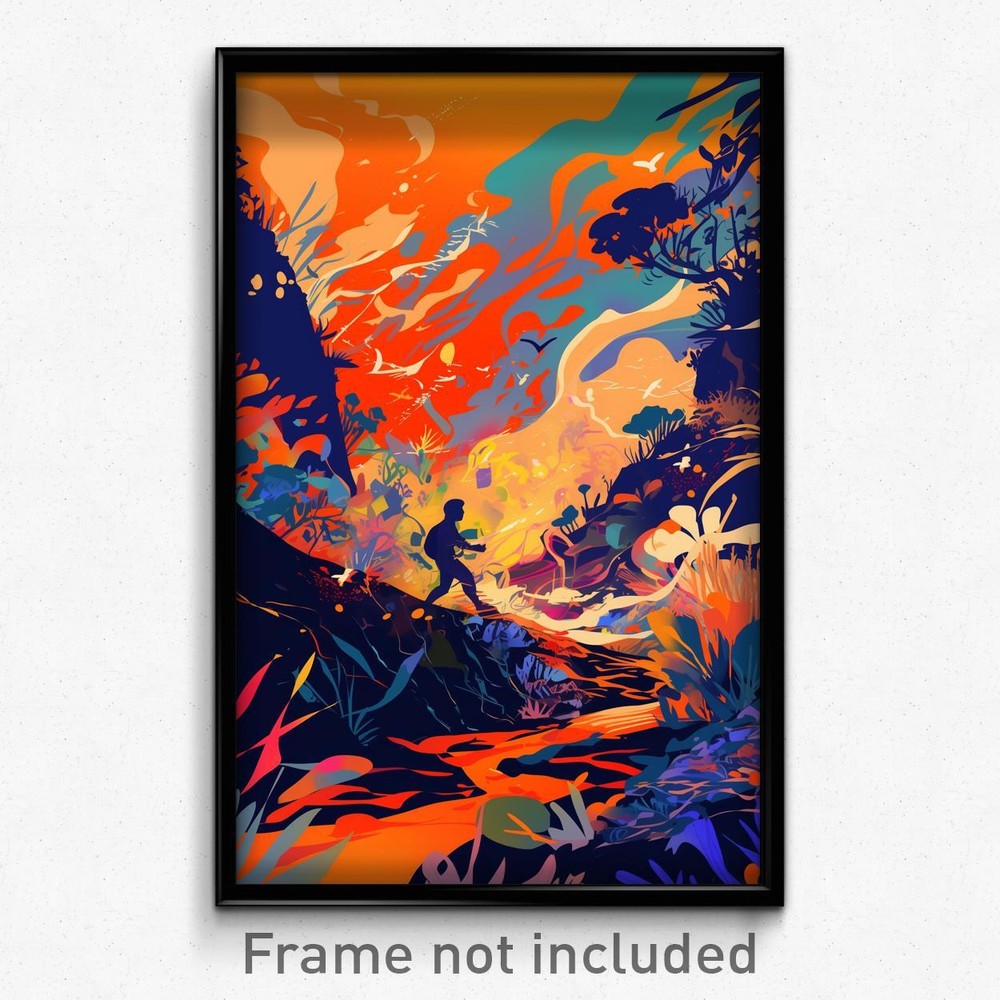 Retro French Psychedelic Film Poster - Energetic Well Art Print