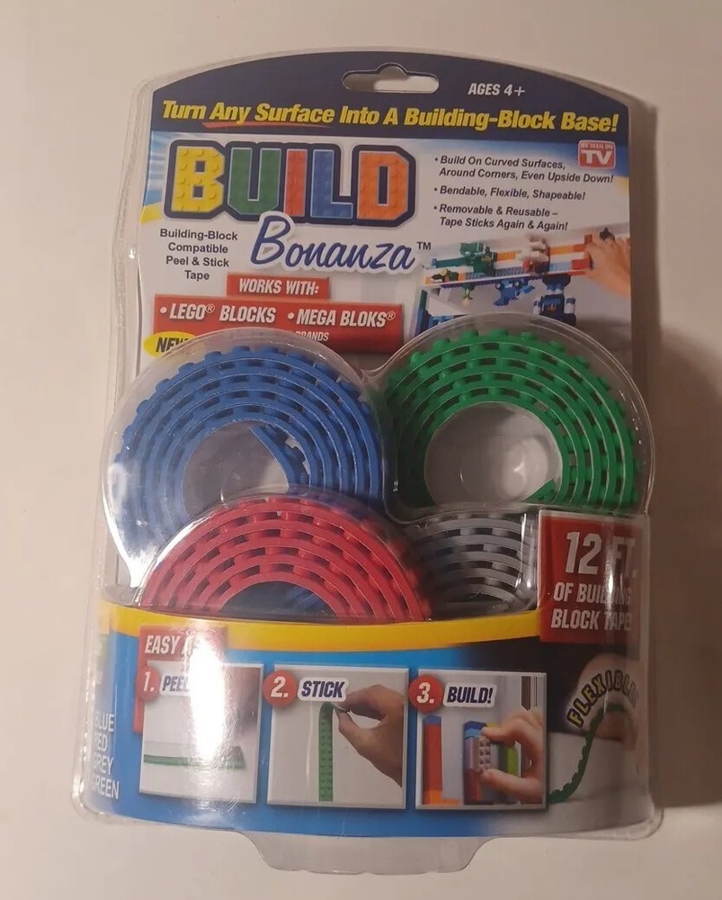 LEGO Peel & Stick Build Bonanza Blue 2017 Sealed Brand New