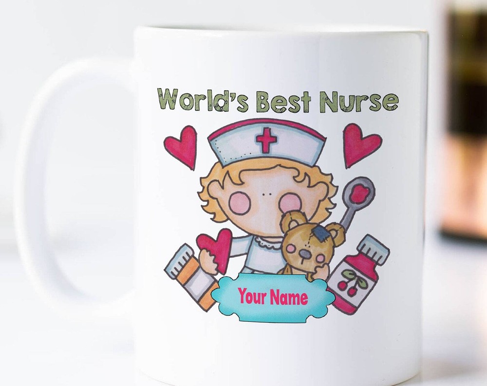 Nurse Mug Nurse Gift Gift For Nurse Worlds Best Nurse Coffee Mug Personalized
