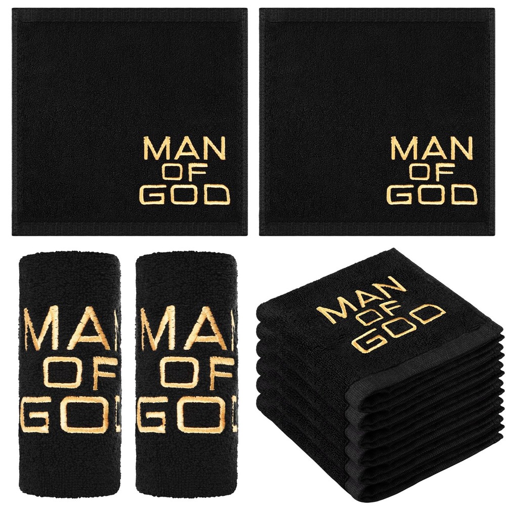 Buryeah 6 Pcs Pastor Towels for Men Pastor Hand Towels Woman of God Handkerch...