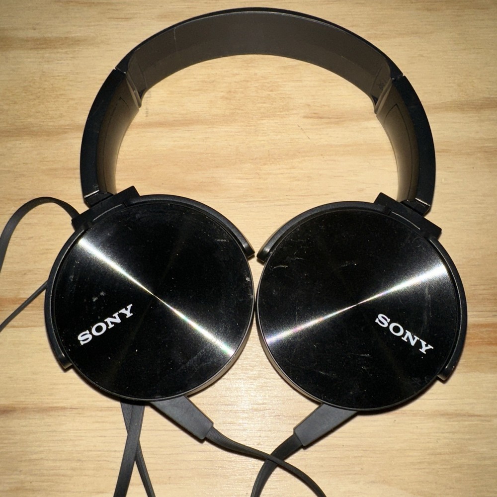Sony MDR-XB450 Over-Ear Headphones Tested & Fully Functional