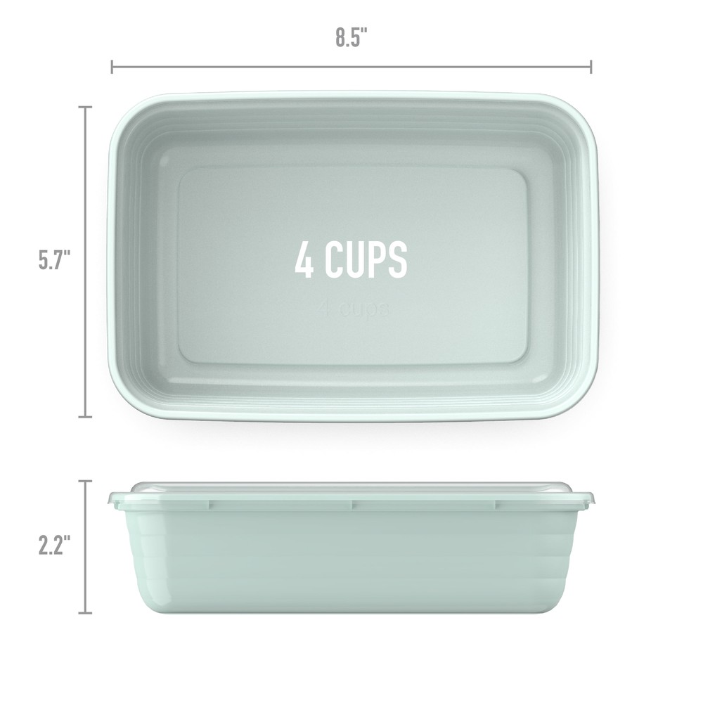 20-Piece Meal Prep Kit with 10 Containers & 10 Lids