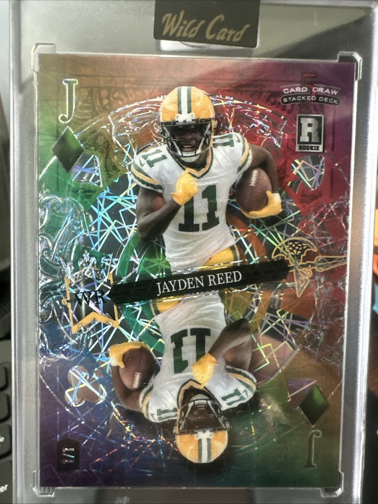 2023 Wildcard 5 Card Draw Stacked Jayden Reed 1/1 RC Mirror
