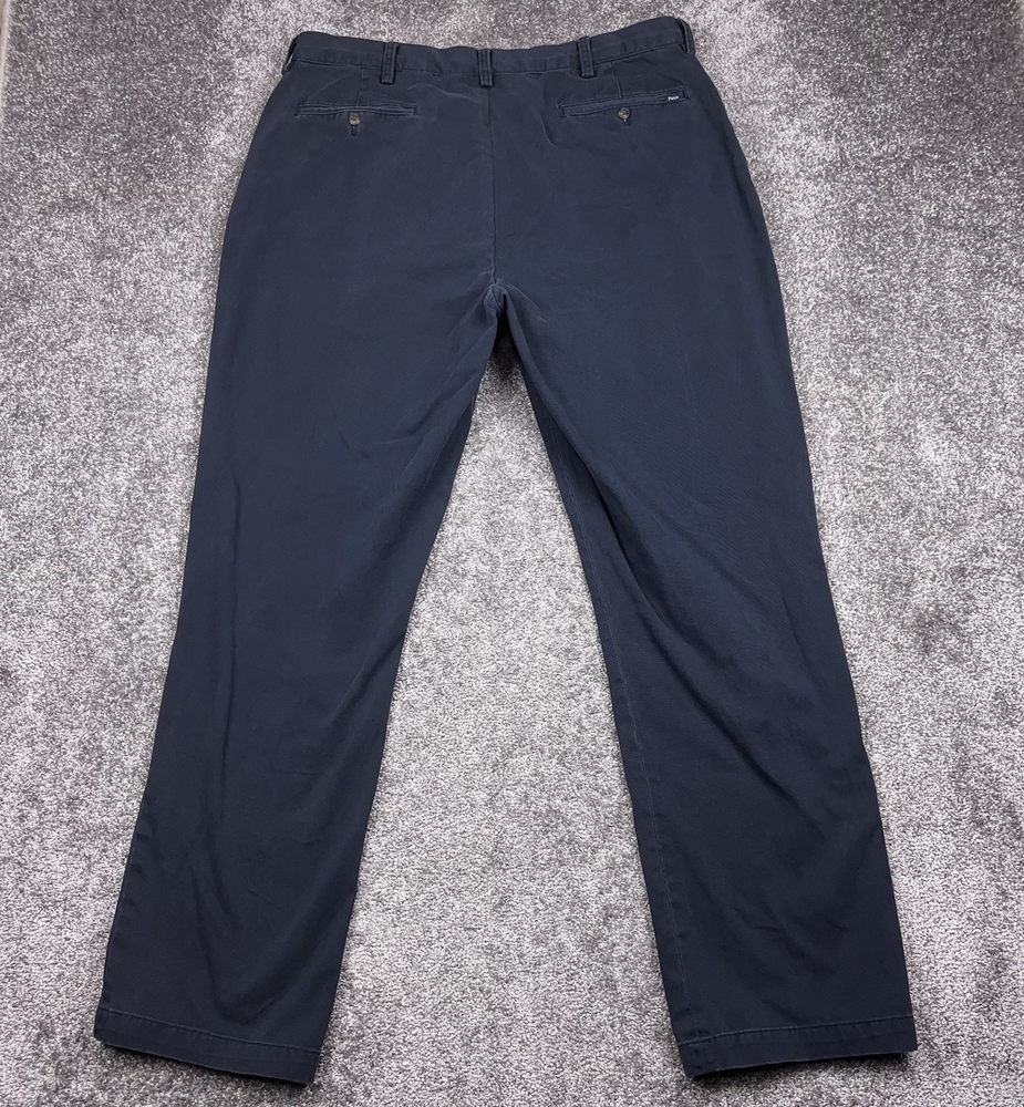 Polo Ralph Lauren Chino Pants Men's 38x34 (Fits 38x33) Navy Blue Preppy