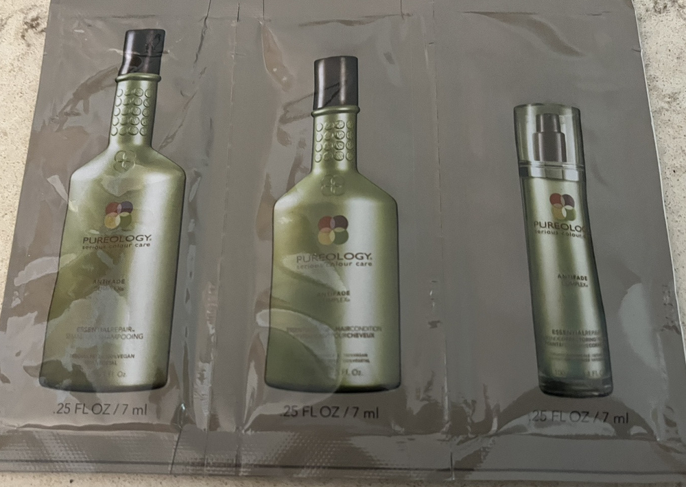 3-Pack Pureology Antifade Repair Shampoo & Conditioner Set for Color-Treated Hair