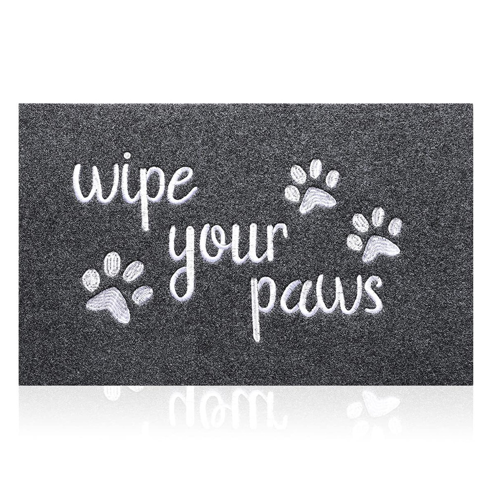 Welcome Door Mats for Entrance Funny Door Mat Wipe Your Paws Floor Mat, Welco...