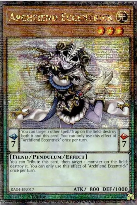1x Archfiend Eccentrick (Quarter Centur NM Eng YuGiOh - Quarter Century Stampede