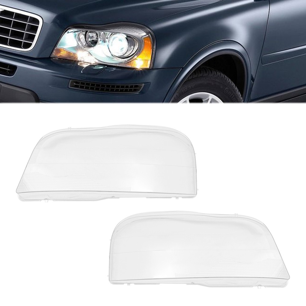 2006-2014 Volvo XC90 Headlight Lens Replacement Cover Pair US Stock  