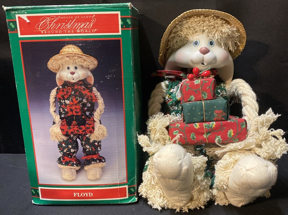 Vintage House of Lloyd Christmas Around The World Floyd Bunny Collectible