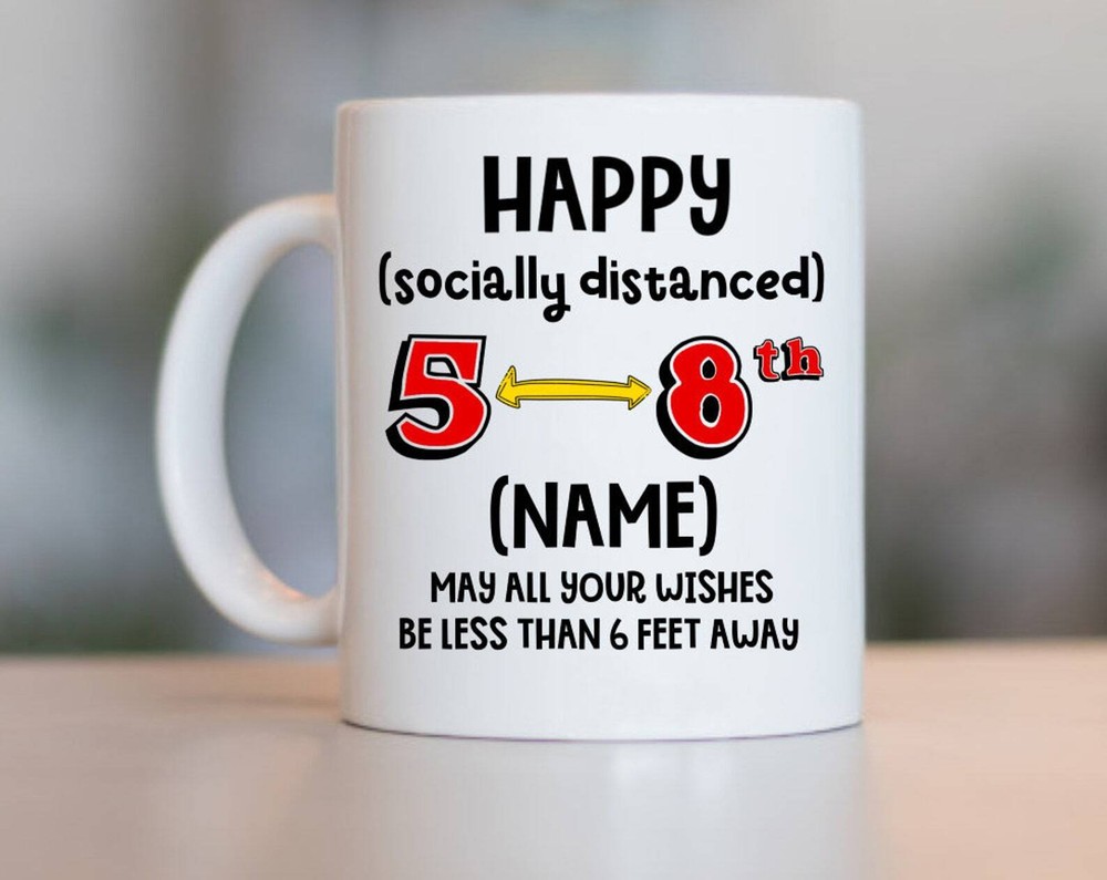 58th Birthday Gift Ideas - 58 Year Old Mug for Her or Him