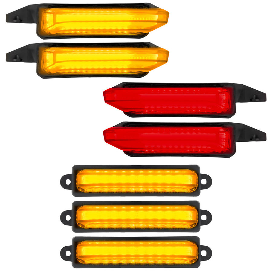 RECON ACCESS 264339BK For Ford 21-24 Raptor 7-Piece Fender &