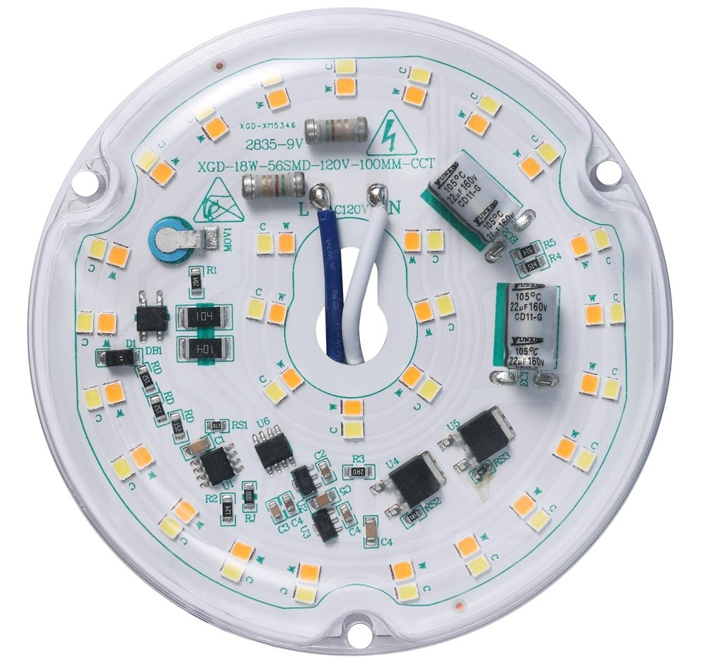 3.93'' LED Retrofit Light Kit for Ceiling Flush Light Ceiling Fan Light Panel...