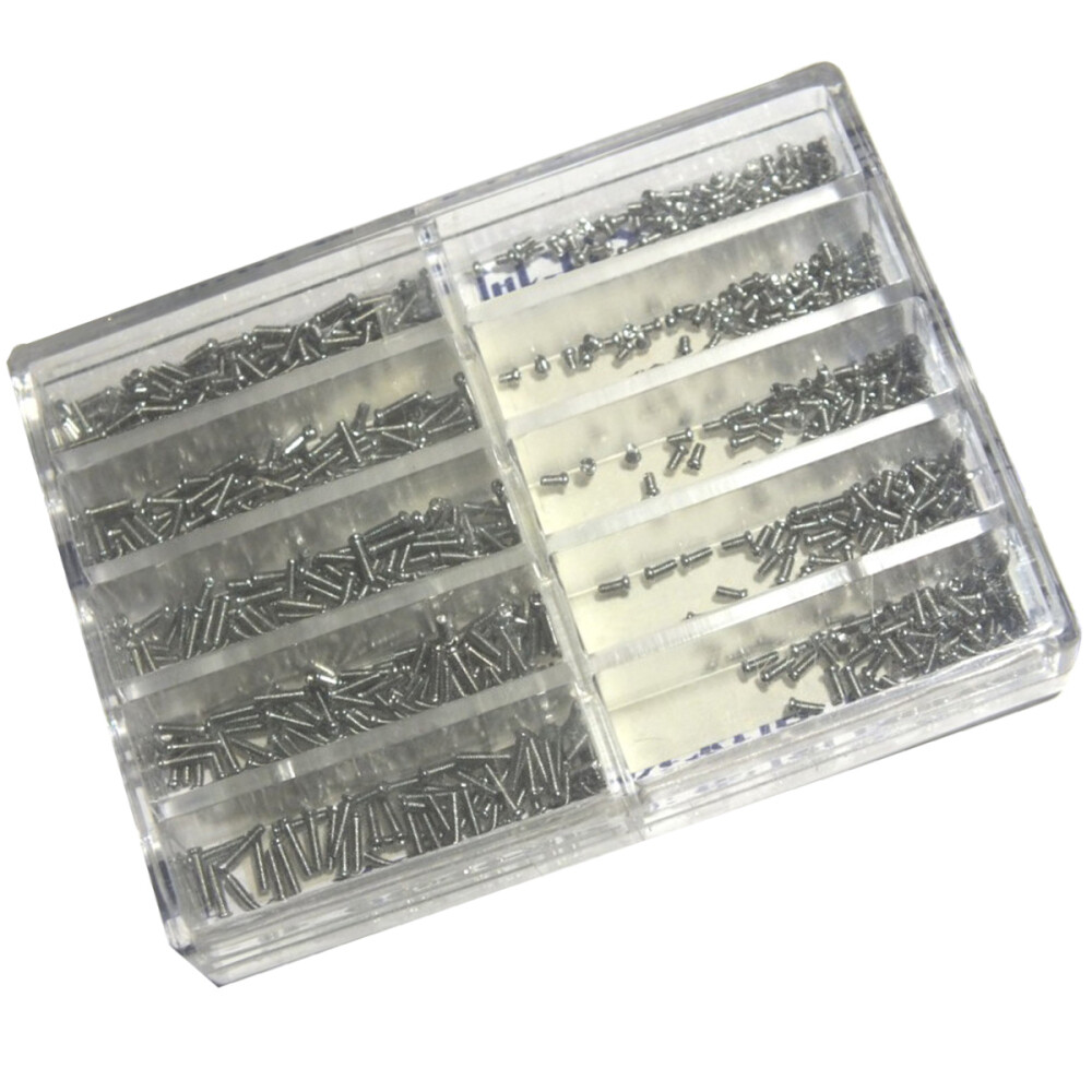 670 Pcs Eyeglasses Screw Repair Kit Professional Watch Screws