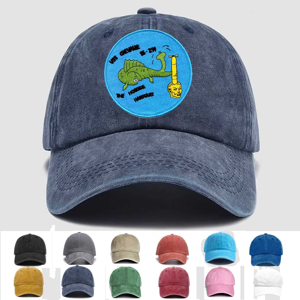 Custom Embroidered Hat SS-291 USS Crevalle, Veteran Cap, Trucker Hat,Gift Idea 3