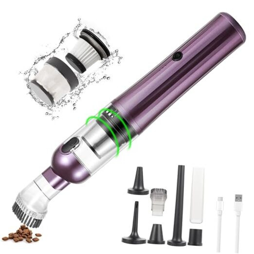 Cordless Car Handheld Vacuum, 7 in 1 Mini Portable Vacuum Cleaner with 16KPA