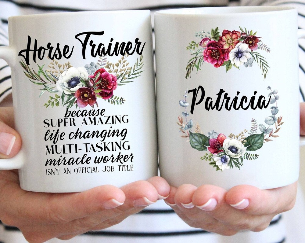 Horse Trainer Gift Mug For Women L Thank You Appreciation Birthday Christmas