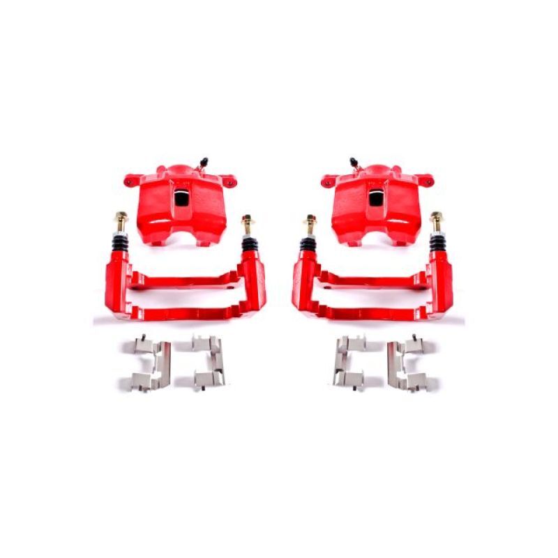 Power Stop Fits 01-03 Acura CL Front Red Calipers w/Brackets - Pair