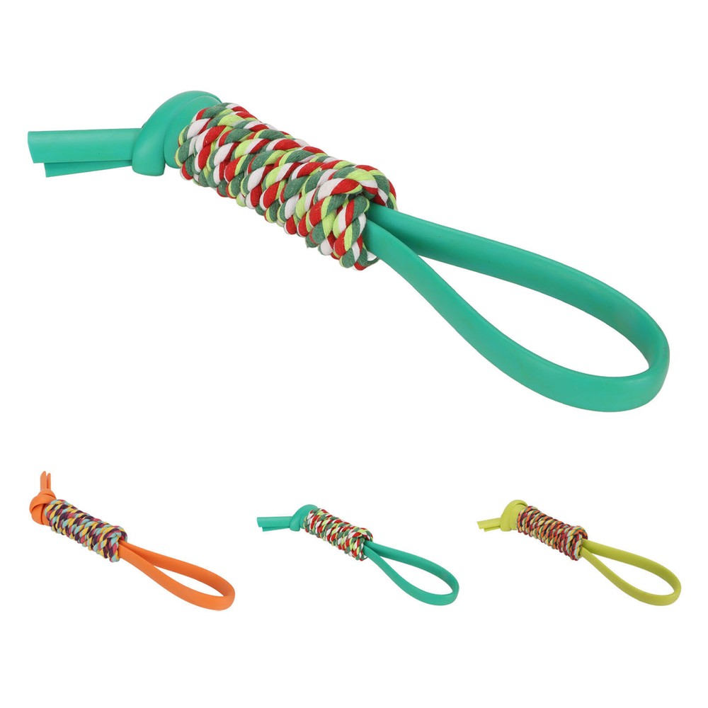Durable TPR Dog Chew Rope Toy for Bite Resistance and Teeth Grinding
