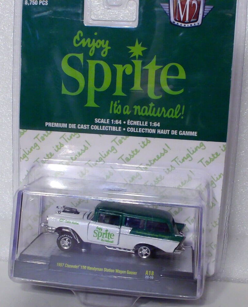 M2 Machines Sprite 1957 Chevrolet 150 Handyman Station Wagon Gaseer 1:64 Diecast