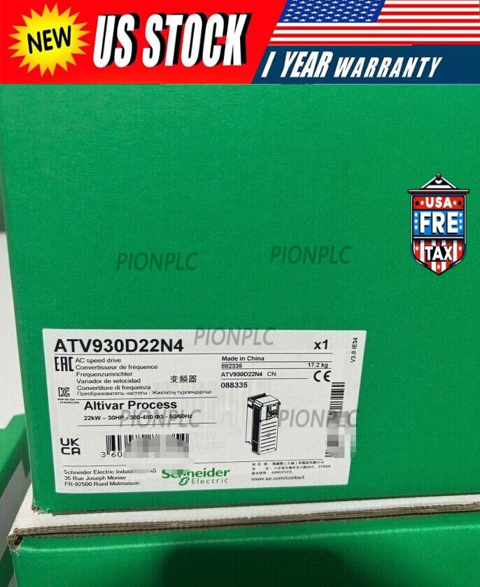 Brand New SCHNEIDER ATV930D22N4 AC SPEED DRIVE 30HP Free Shipping