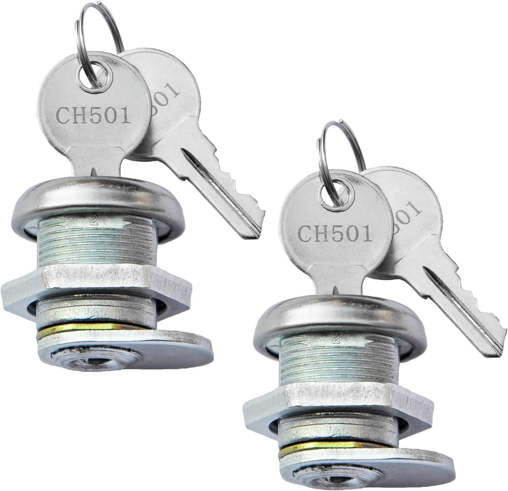 Truck Tool Box Lock Replacement with Keys Pickup Toolbox Latch Cylinder Keyed Al