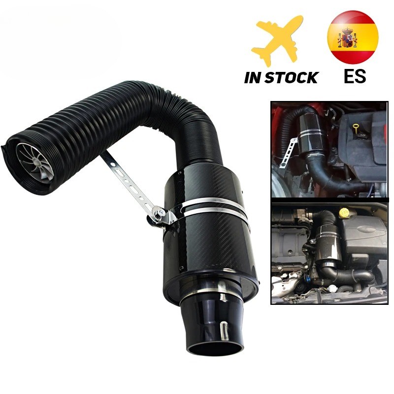 Air Intake Universal Racing Carbon Fiber Cold Feed Induction Kit Air Intake Kit