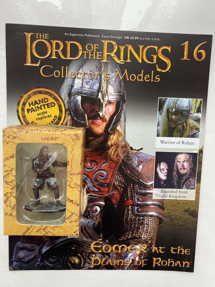 LORD OF THE RINGS COLLECTOR'S MODELS EAGLEMOSS ISSUE 16 EOMER FIGURINE FIGURE