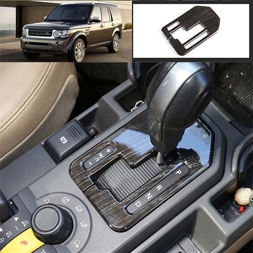 2010-2012 Black Wood Grain Console Gear Shift Frame For Land Rover Discovery 4