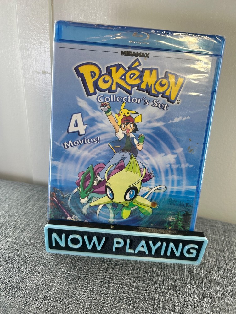POKEMON Blu ray Collector's Set 4 movies Heroes 4ever Jirachi Deoxys SEALED READ