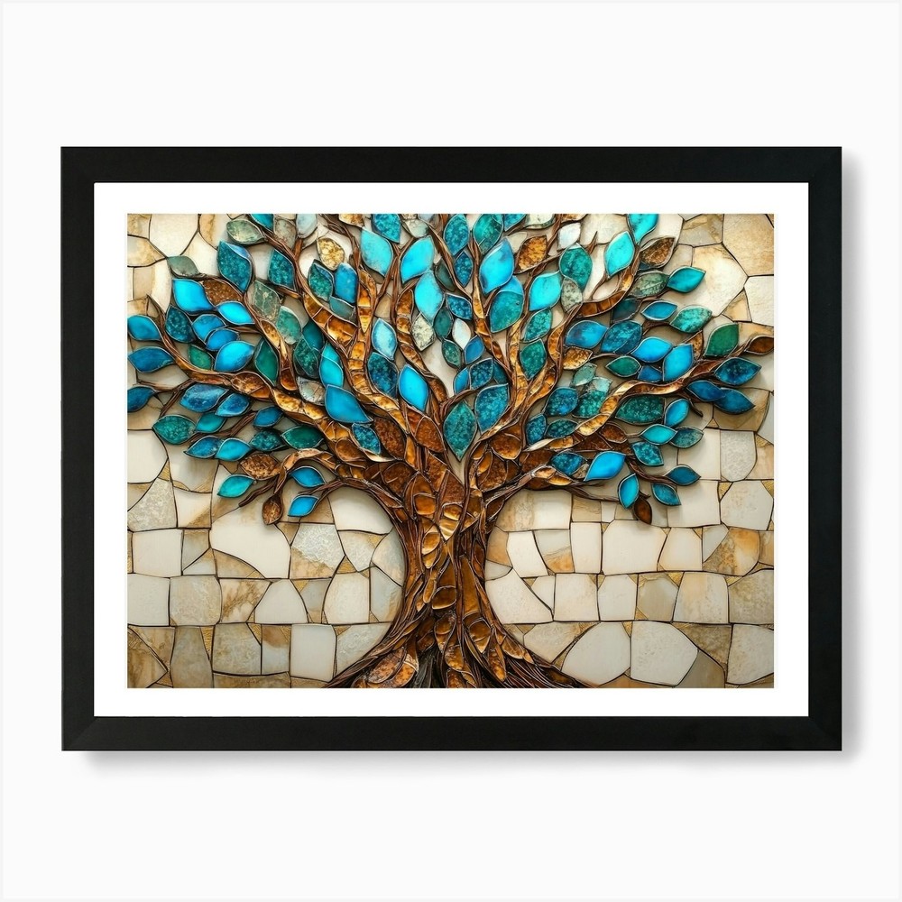 Tree Of Life 71 Art Print Framed Wall Art Poster Canvas Print Picture