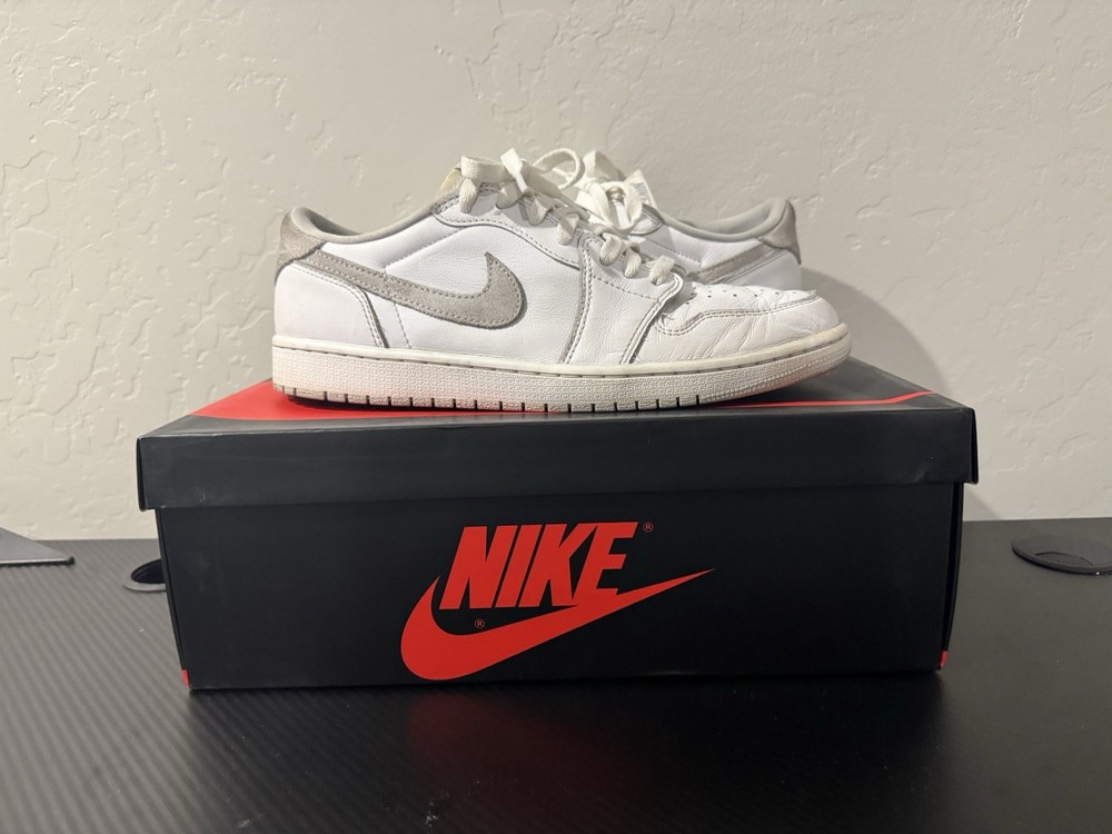 Size 10.5 - Jordan 1 Low OG Neutral Gray