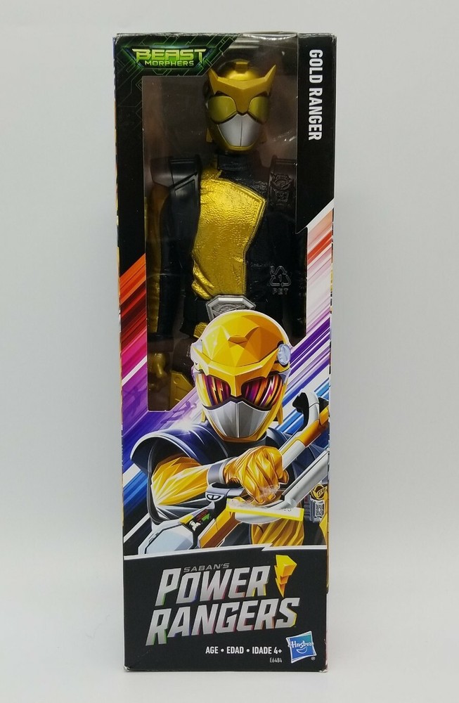 Power Rangers Beast Morphers 12 Inch Gold Ranger Action Figure New In Box
