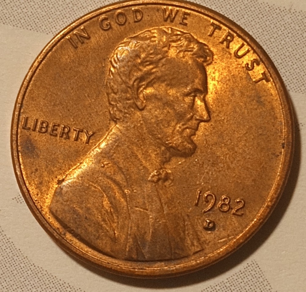 1982 D Penny Small Date Rare Lincoln Cent Valuable Coin