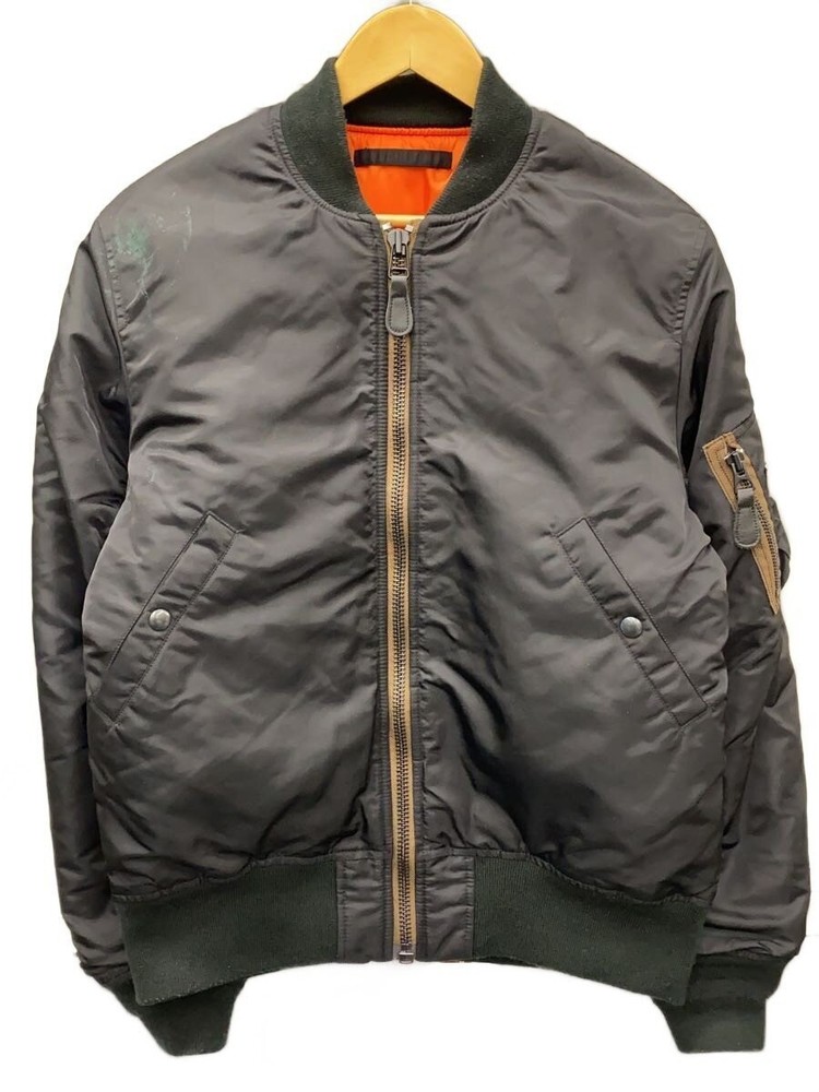 Houston Flight Jacket/M/Nylon/Blk/50316 3390