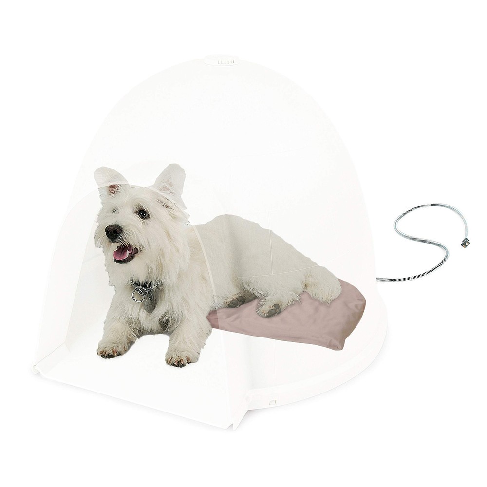 Heated Lectro-Soft Igloo Style Dog Bed, Outdoor Dog Bed for Doghouse, Orthope...