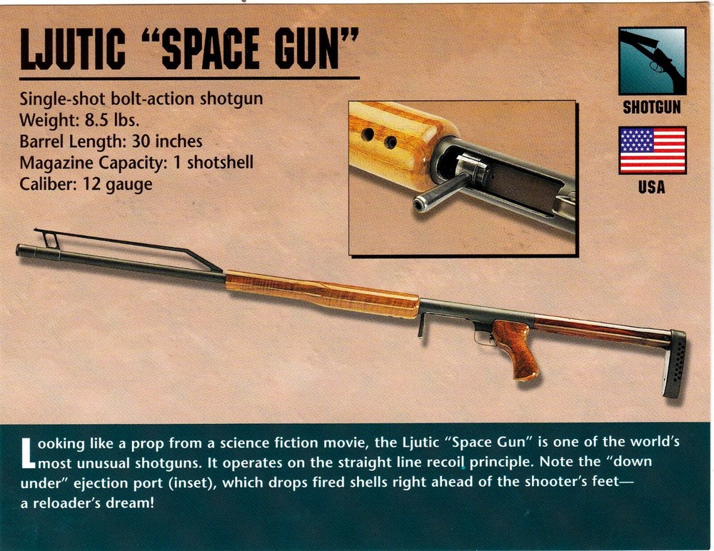 Ljutic Space Gun Classic Firearms Photo Card u