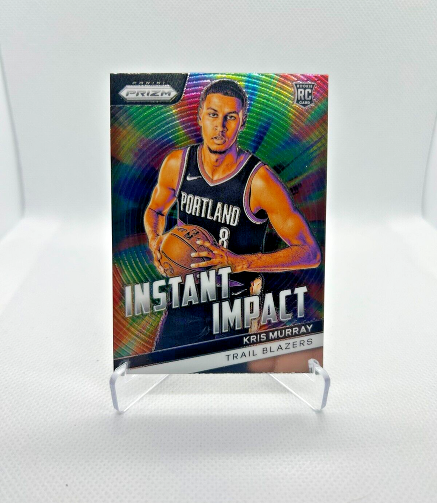 Kris Murray 2023-24 Panini Prizm Instant Impact Rookie Card #12 Trail Blazers NBA  