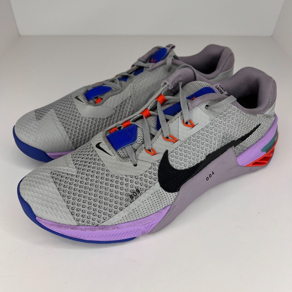 Nike Men’s Metcon 7 Light Smoke Gray Violet Size 10 Training Shoes