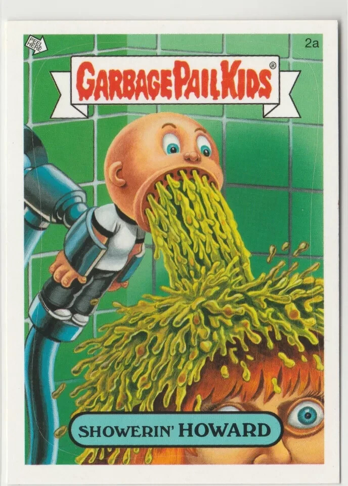 Showerin Howard #2a Garbage Pail Kids GPK 2007 All-New Series 6 ANS6 Card