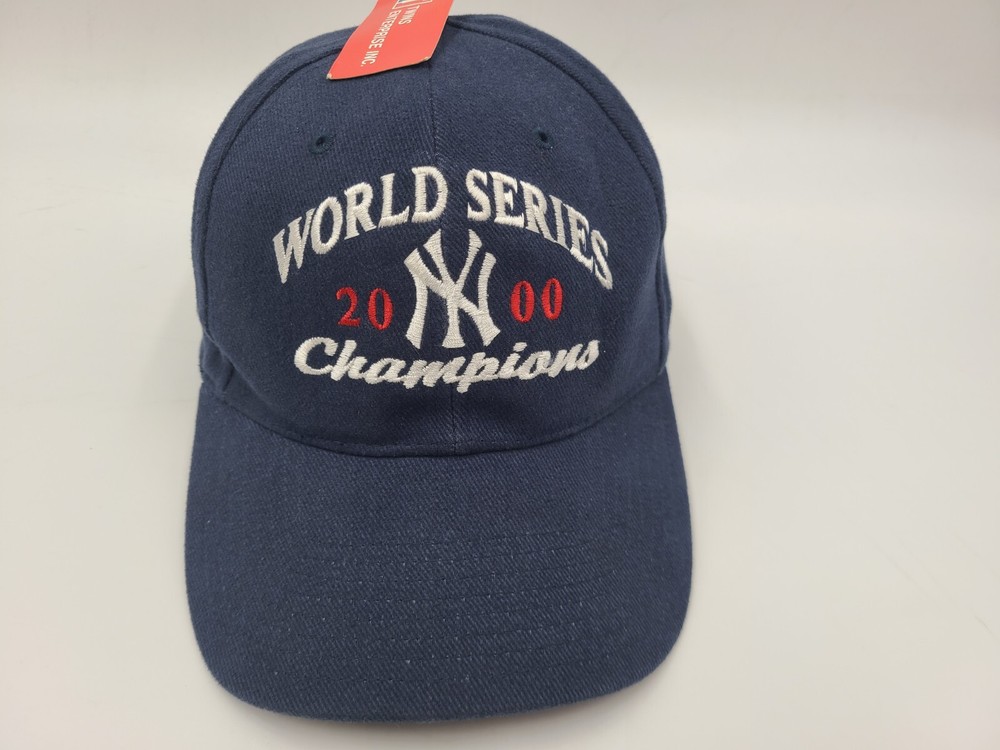 Vintage 2000 New York Yankees World Series Champions Twins Enterprise Cap  