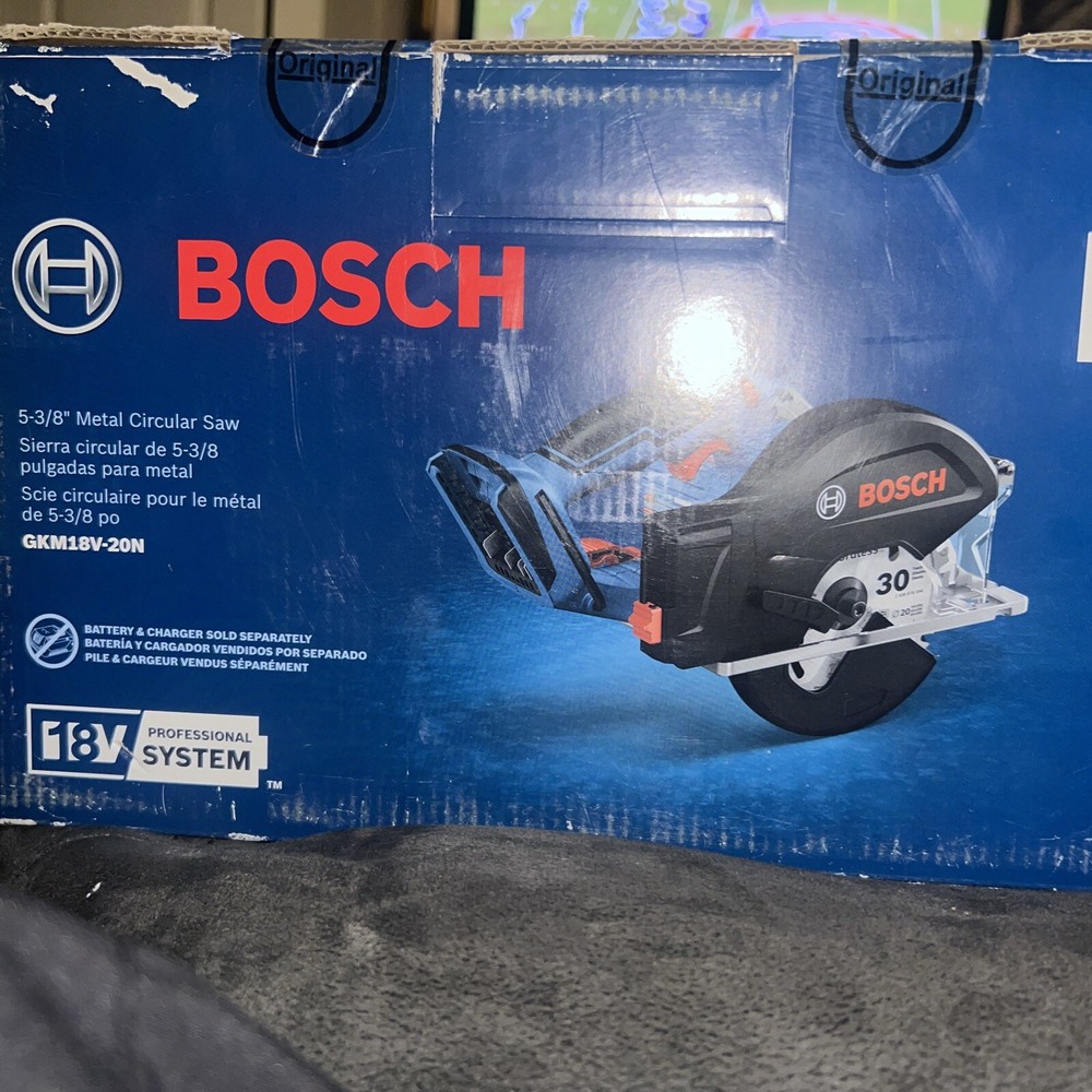 BOSCH GKM18V-20N 18V 5-3/8 Inch Metal-Cutting Circular Saw Tool Only NEW