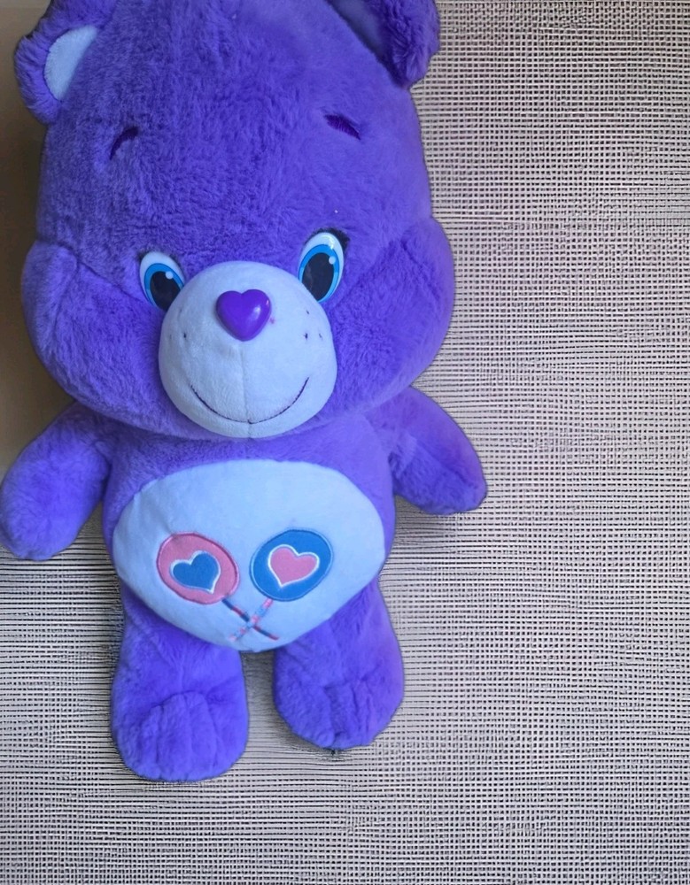 Vintage Jumbo 21-22 Inch Care Bears Share Bear Plush Stuffed Animal Toy
