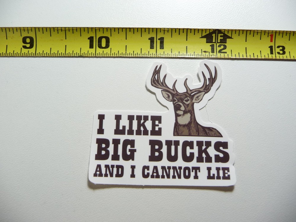Big Buck Hunting Wildlife Decal Sticker for Outdoor Enthusiasts