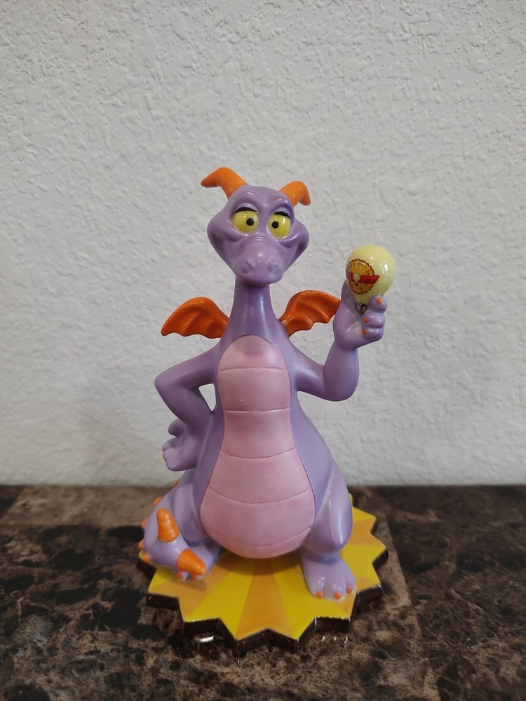 Figment Light Bulb Figurine Disney Parks Epcot With Box Rare