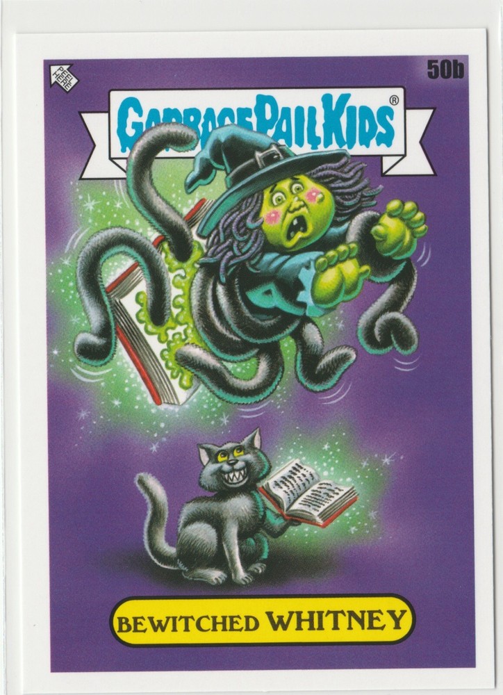 Bewitched Whitney GPK 50b 2022 Book Worms Garbage Pail Kids